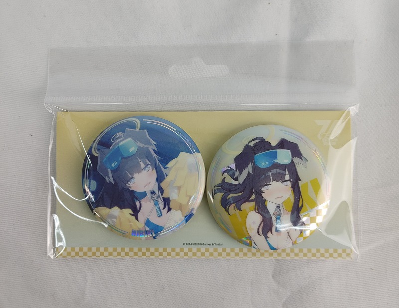 中国限定 ブルーアーカイブ キヴォトス晄輪大祭 缶バッジセット 猫塚ヒビキ(応援団)