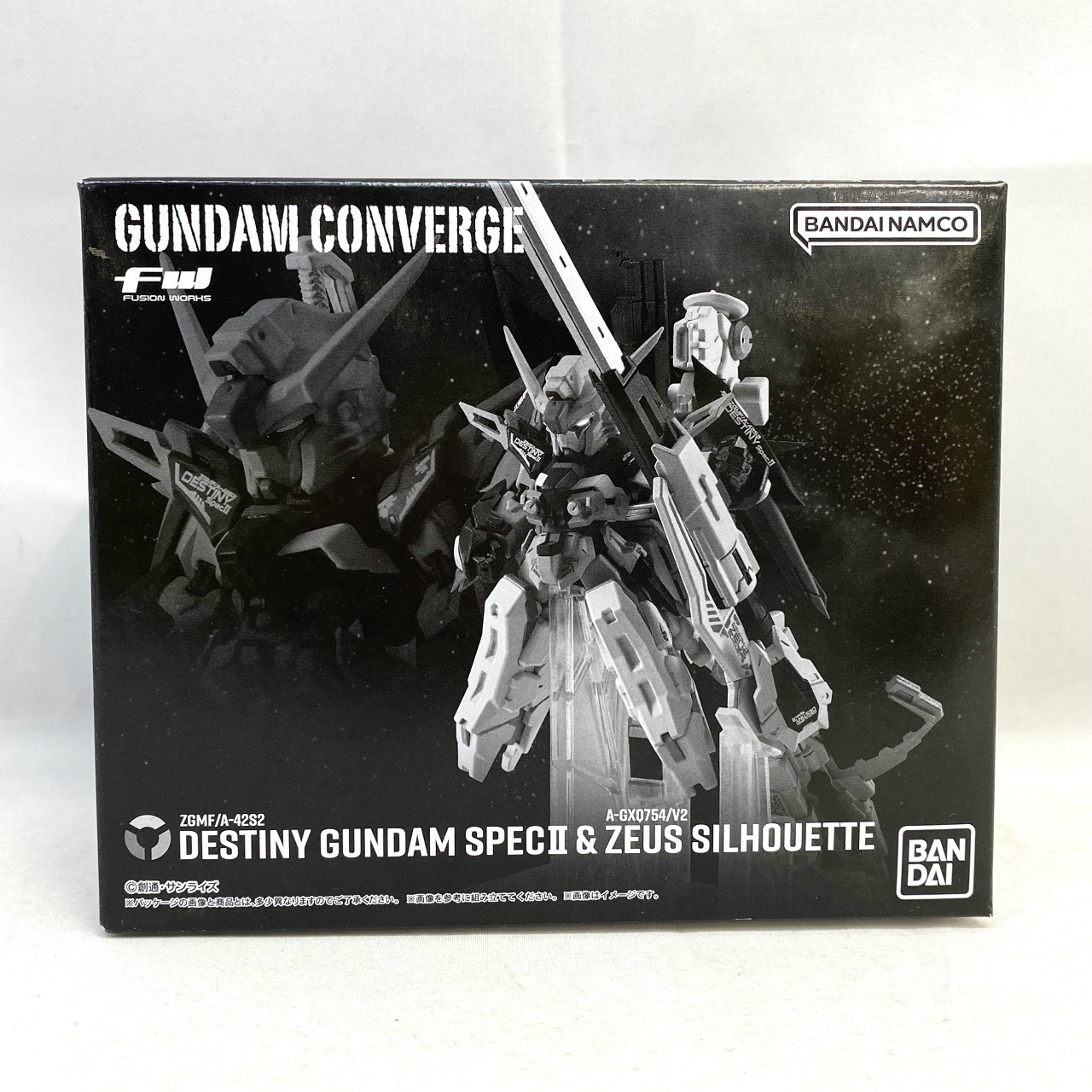 FW GUNDAM CONVERGE Destiny Gundam Spec II & Zeus Silhouette