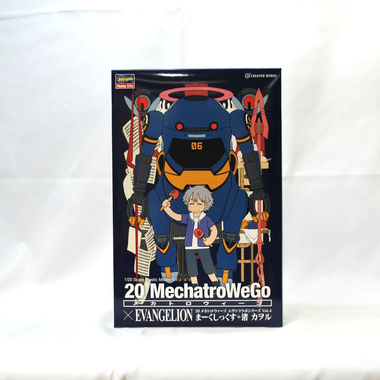 ハセガワ 1/20 20メカトロウィーゴ エヴァコラボシリーズ Vol.4“まーくしっくす”+渚カヲル