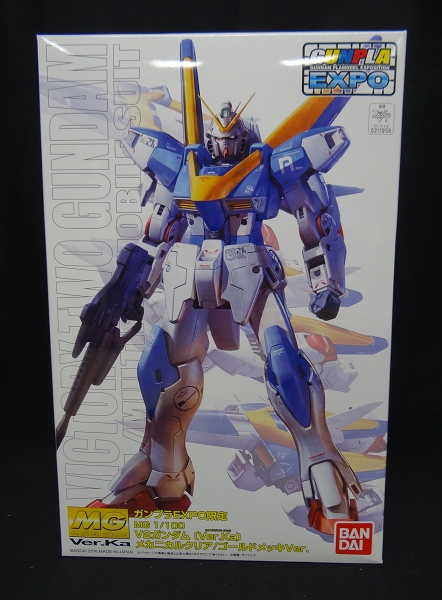 MG V2ガンダム Ver.Ka メカニカルクリア ゴールドメッキVer.