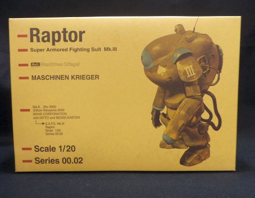 wave 1/20 Ma.k. 00.02 Raptor (ラプター) S.A.F.S MK-III