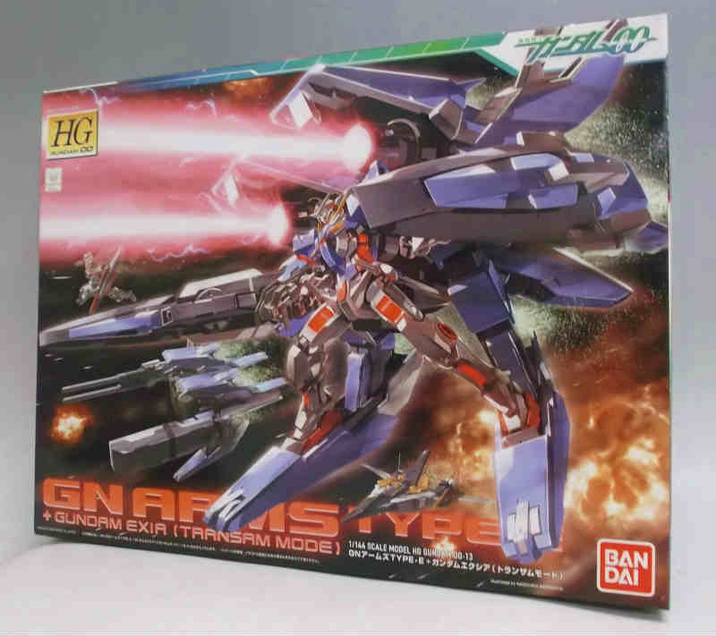 HG 1/144 GNアームズTYPE-E+ガンダムエクシア (トランザムモード)