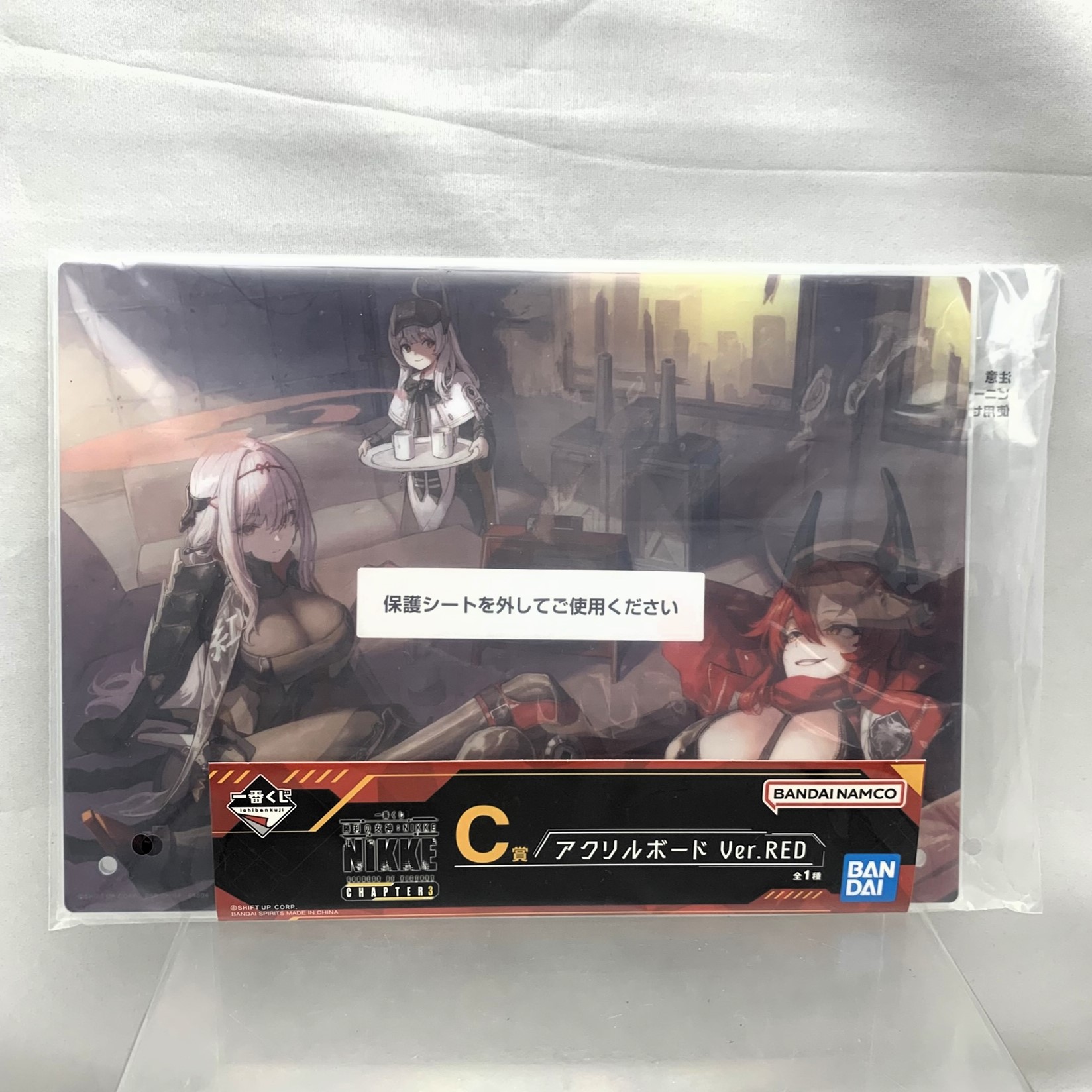一番くじ 勝利の女神:NIKKE CHAPTER3 C賞 アクリルボード Ver.RED