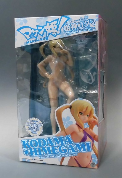 キャラアニ 姫神コダマ のびのび水着ぺたんこVer. イベント限定版 (エンジェルホワイトVer.)1/6PVC (マケン姫っ!)