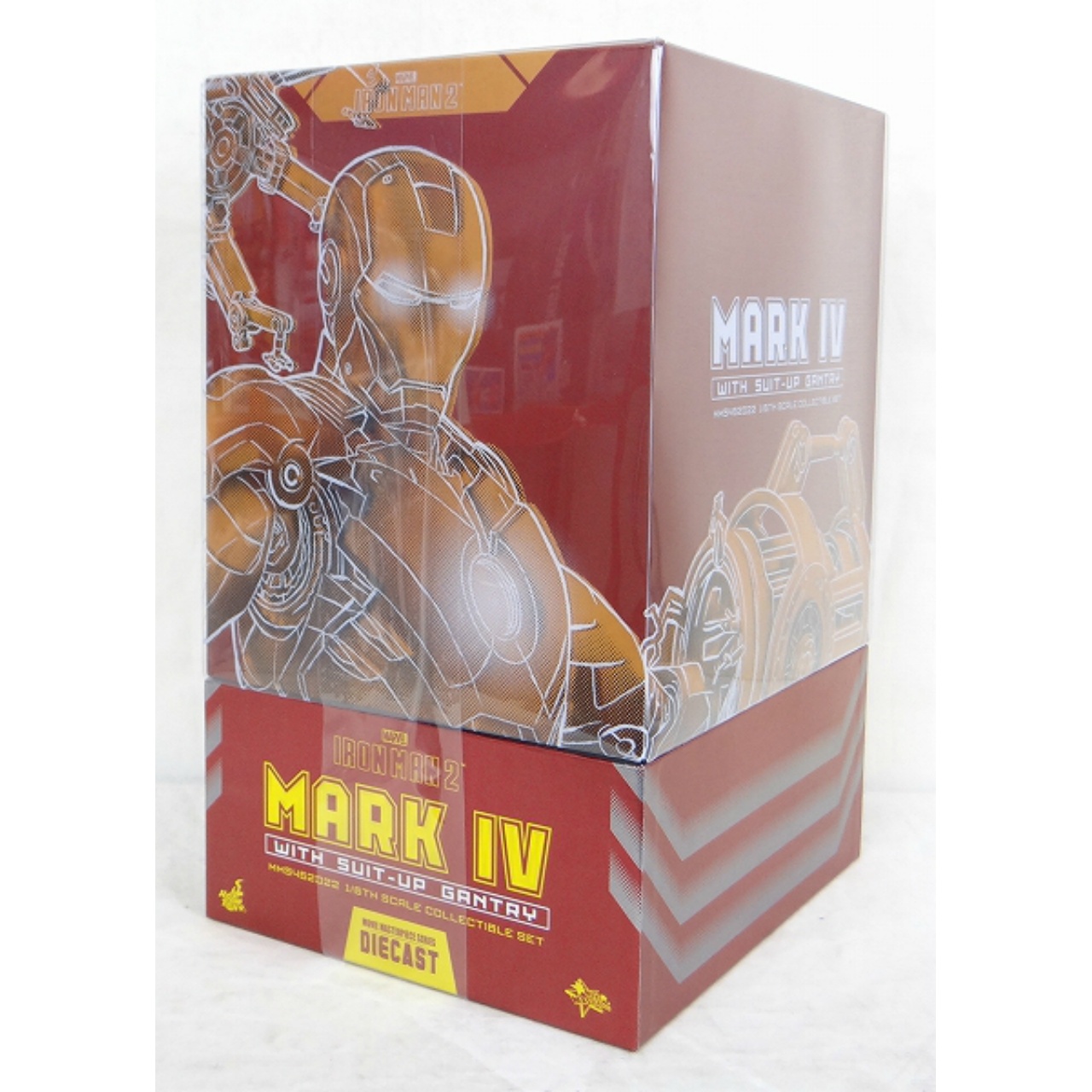 HOT TOYS Movie Masterpiece DIECAST MMS462-D22 Iron Man Mark-4 with Suit-up Gantry