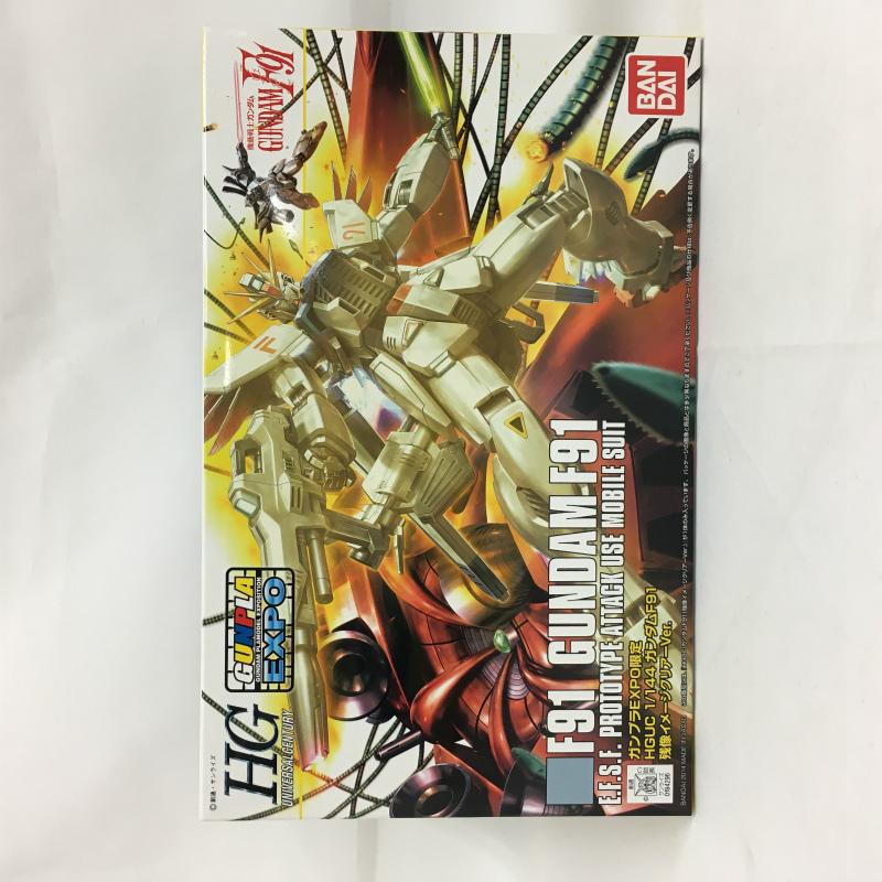HGUC 1/144 ガンダムF91(残像イメージクリアーVer.) ガンプラEXPO限定