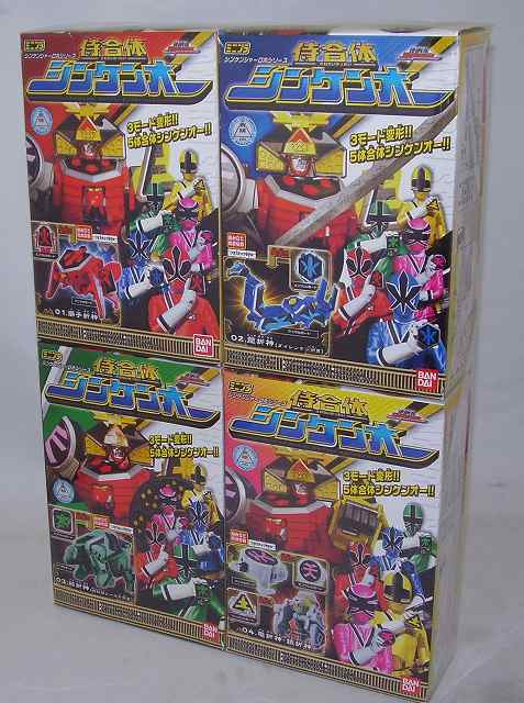 ミニプラ 侍戦隊シンケンジャー 侍合体シンケンオー 全4種セット