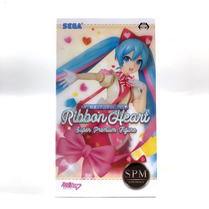 SEGA Hatsune Miku Series Hatsune Miku Ribon Heart Super Premium Figure
