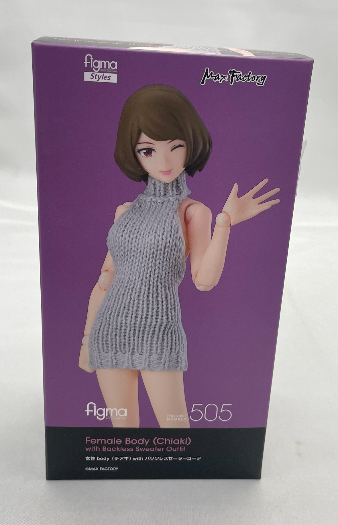 Figma 505 Female Body (Chiaki) with Backless Sweater Outfit