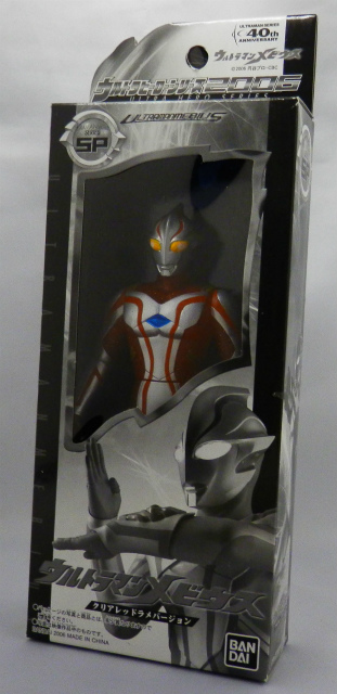 バンダイ ウルトラヒーローシリーズ2006 ウルトラマンメビウス クリアレッドラメバージョン