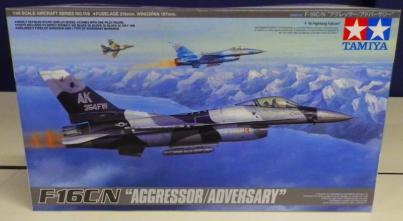 TAMIYA Plastic Model 1/48 F-16C/N Aggressor/Adversary