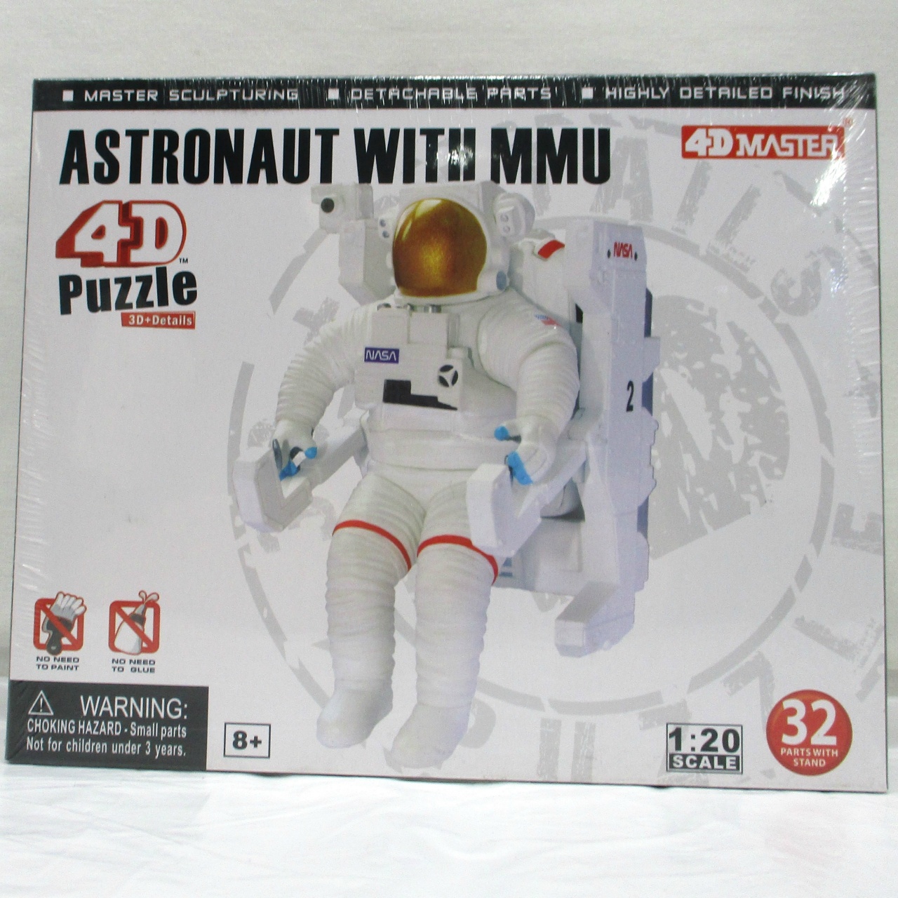 立体パズル 4D VISION 1/20 宇宙飛行士&有人操縦ユニット