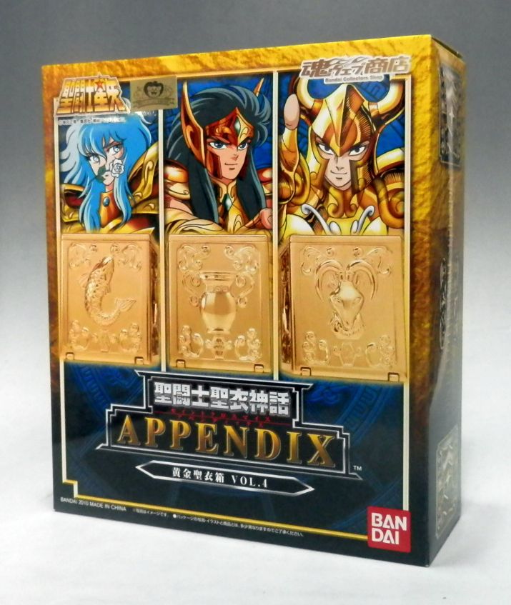 Saint Seiya Myth Cloth Appendix Gold Cloth Box Vol.4