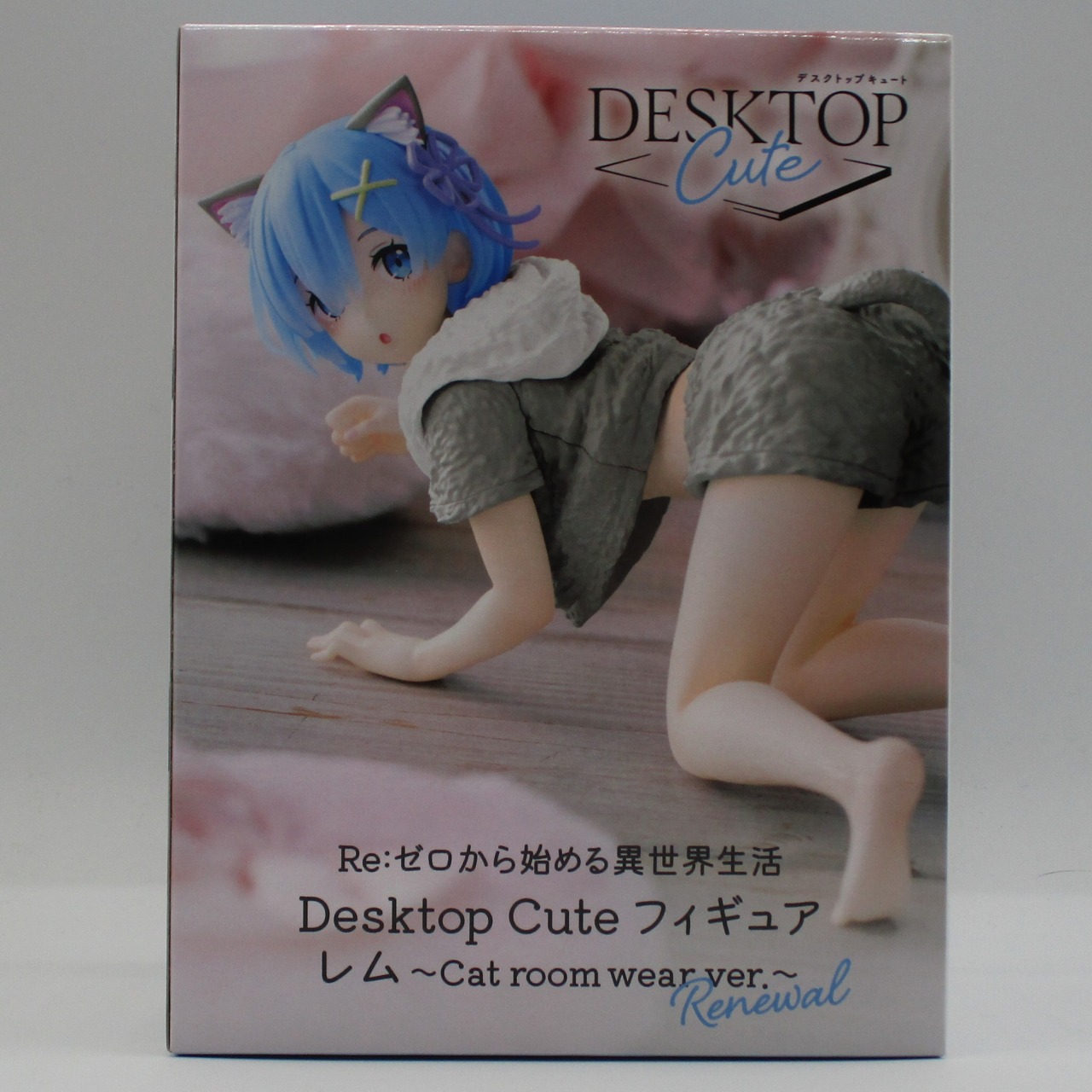 Desktop Cute フィギュア　レム～Cat room wear ver.～Renewal(グレー)