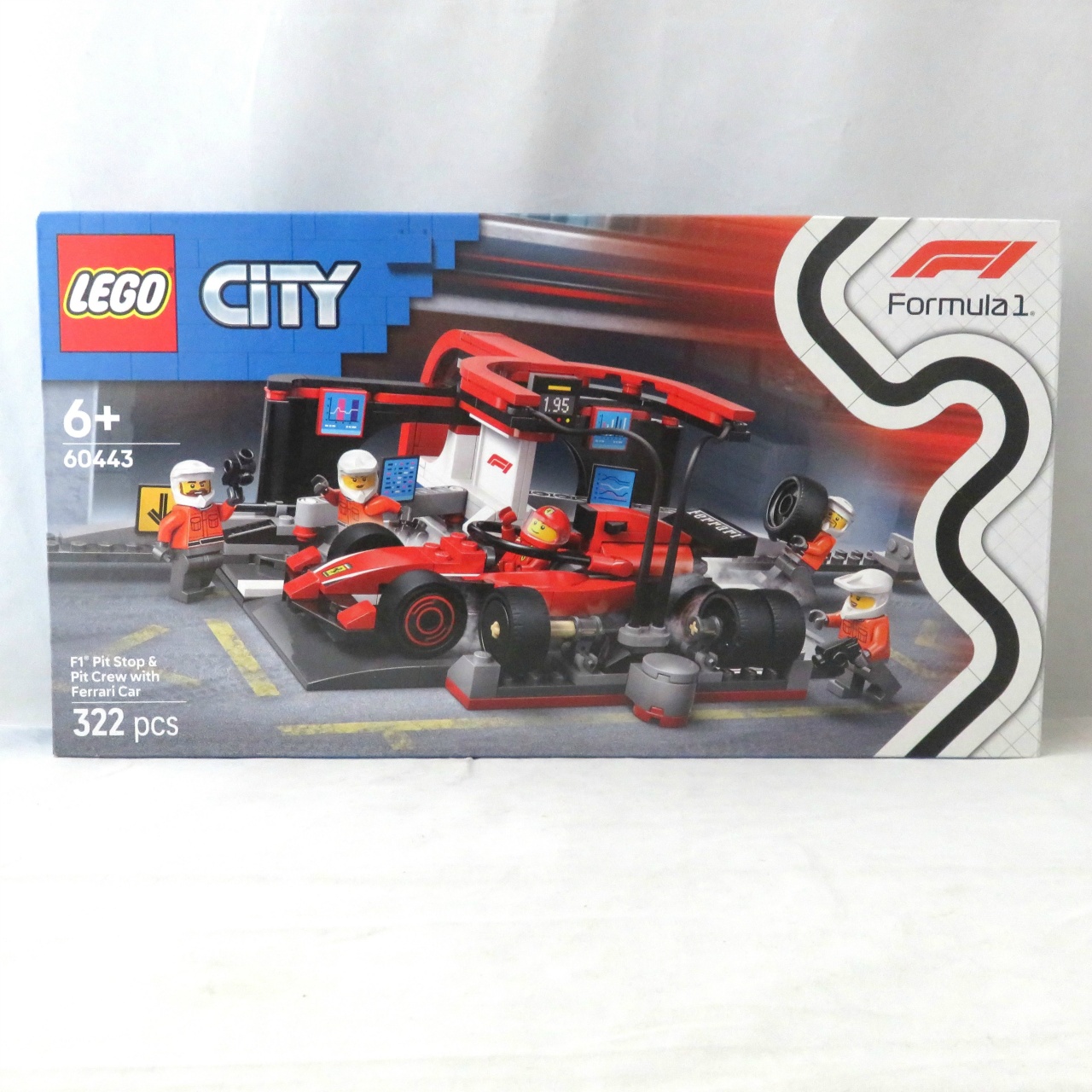 LEGO CITY F1® Ferrari レースカーのピットイン 60443