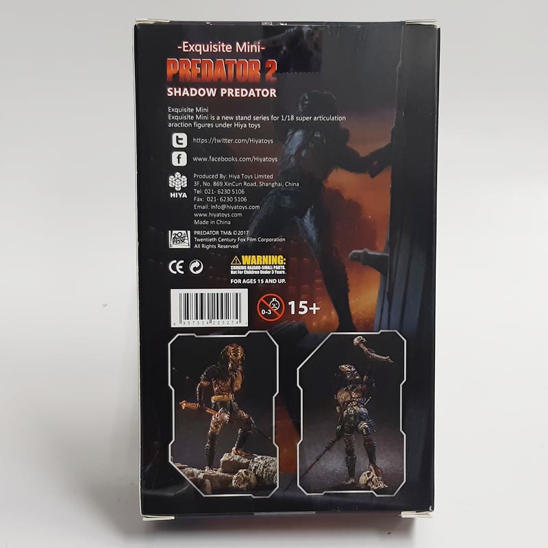 HIYA TOYS プレデター2 Exquisite Mini シャドウ・プレデター