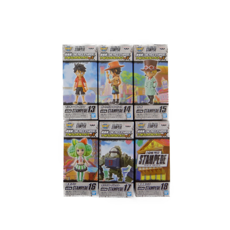 OnePiece World Collectable Figure ONE PIECE STAMPEDE Vol.3 Set of 6