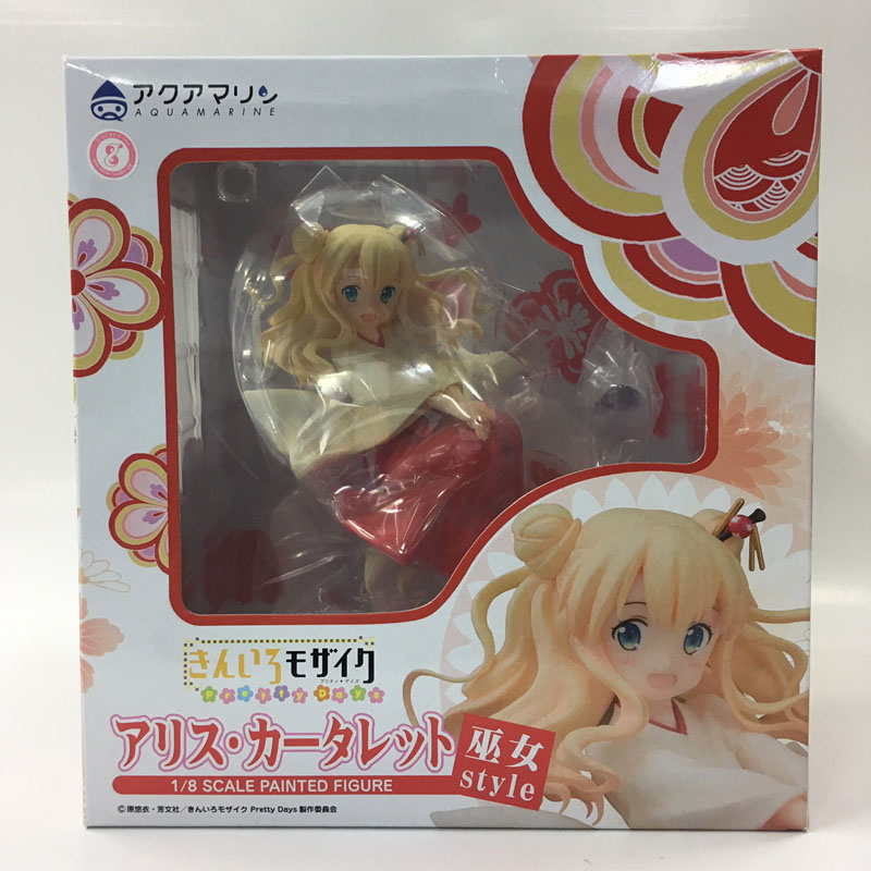 アクアマリン アリス・カータレット 巫女style 1/8PVC きんいろモザイク Pretty Days