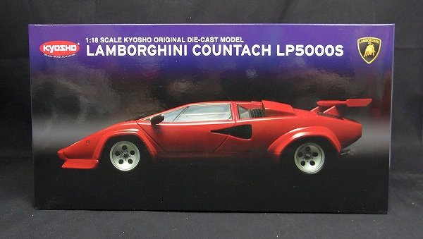 京商 1/18 ランボルギーニ カウンタック LP5000S (レッド)
