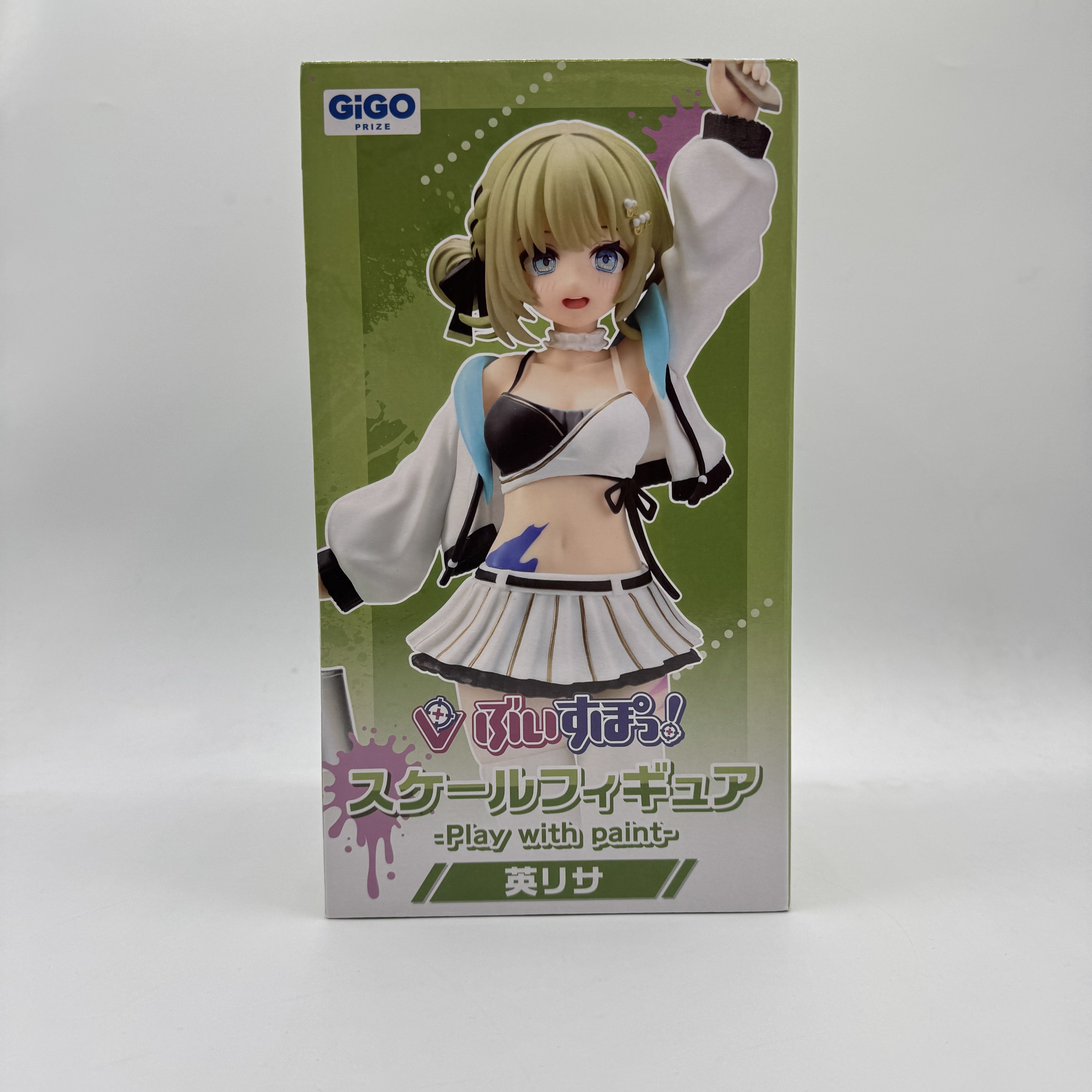 GIGO VSPO! Scale Figure - Play with paint - Hanabusa Lisa