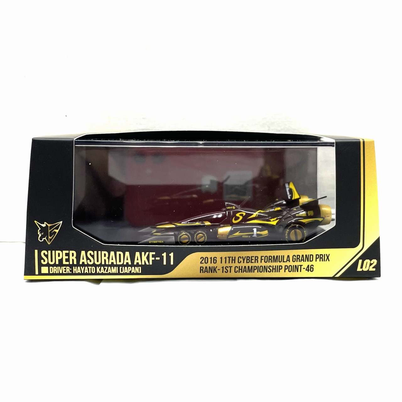 メガハウス C.F.C サイバーフォーミュラコレクション-Heritage Edition- LIMITED 新世紀GPXサイバーフォーミュラ11 スーパーアスラーダAKF-11 サーキットモード BLACK Ver.