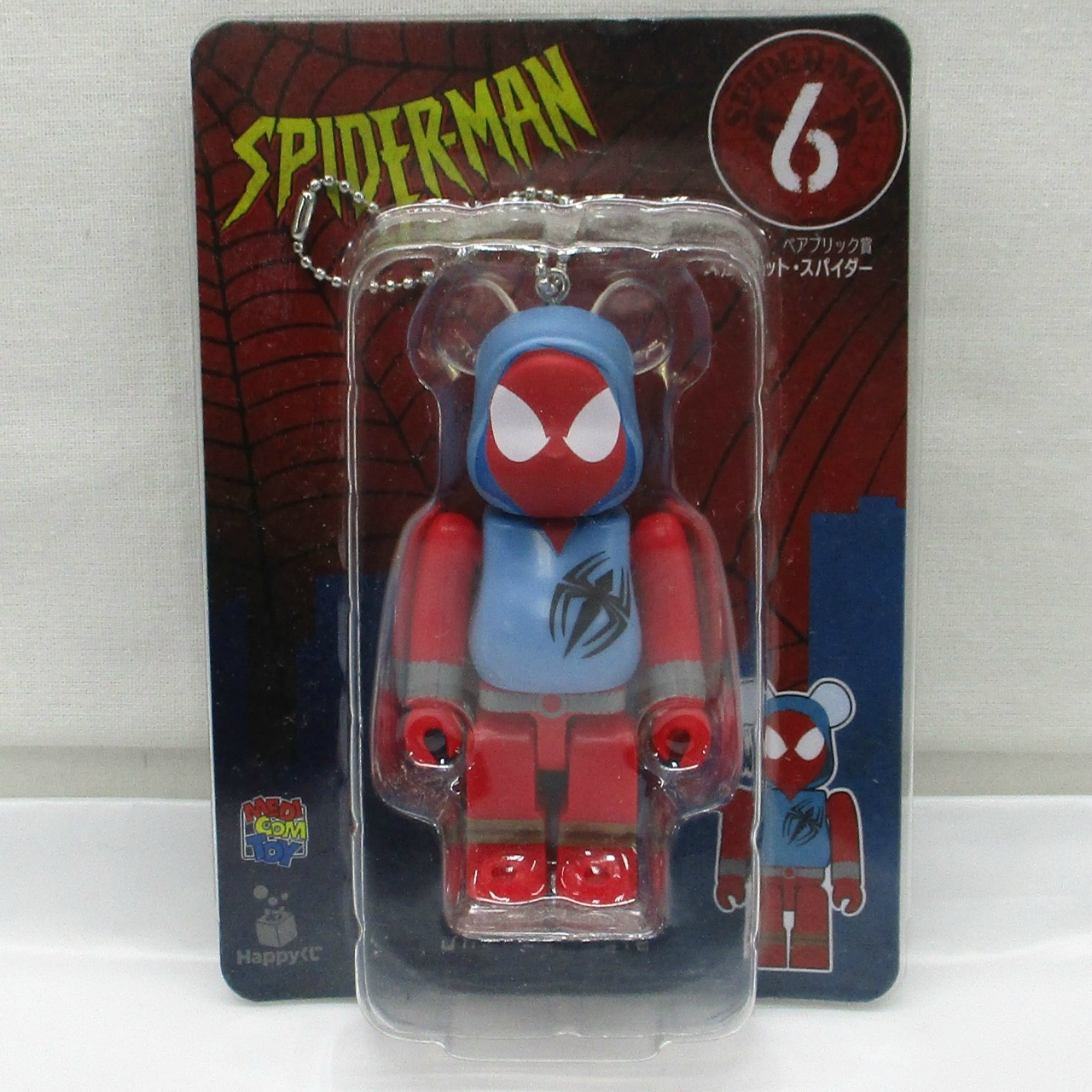 Happyくじ SPIDER-MAN BE@RBRICK ベアブリック賞 6.スカーレット・スパイダー