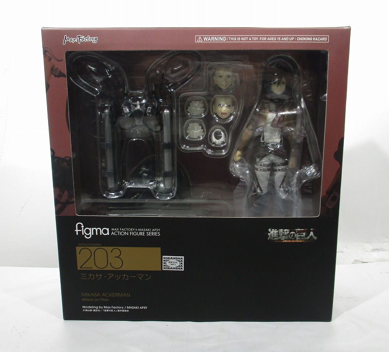 figma 203 Mikasa Ackerman (Attack on Titan) Resale Edition