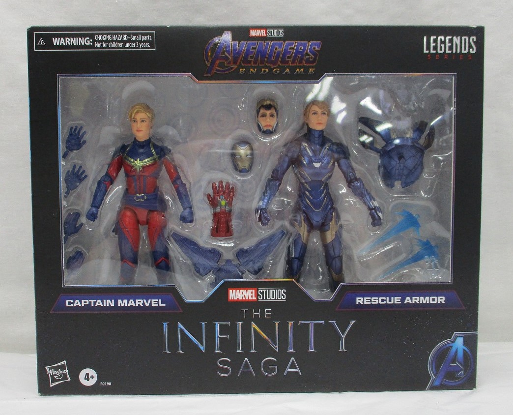 Hasbro Marvel Legends The Infinity Saga Captain Marvel &  Rescue Armor 2Pack 6-Inchi Action Figures