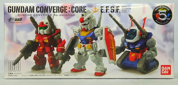 FW ガンダムコンバージCORE 連邦軍セット