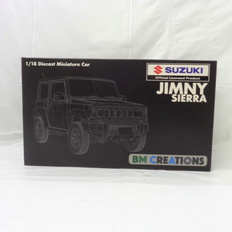 BM CREATIONS 1/18 スズキ ジムニー JB74 キネティックイエロー ブルーイッシュブラックパール