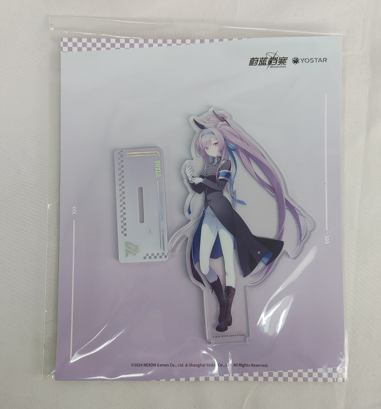 中国限定 ブルーアーカイブ キヴォトス晄輪大祭 アクリルスタンド 白石ウタハ(応援団)