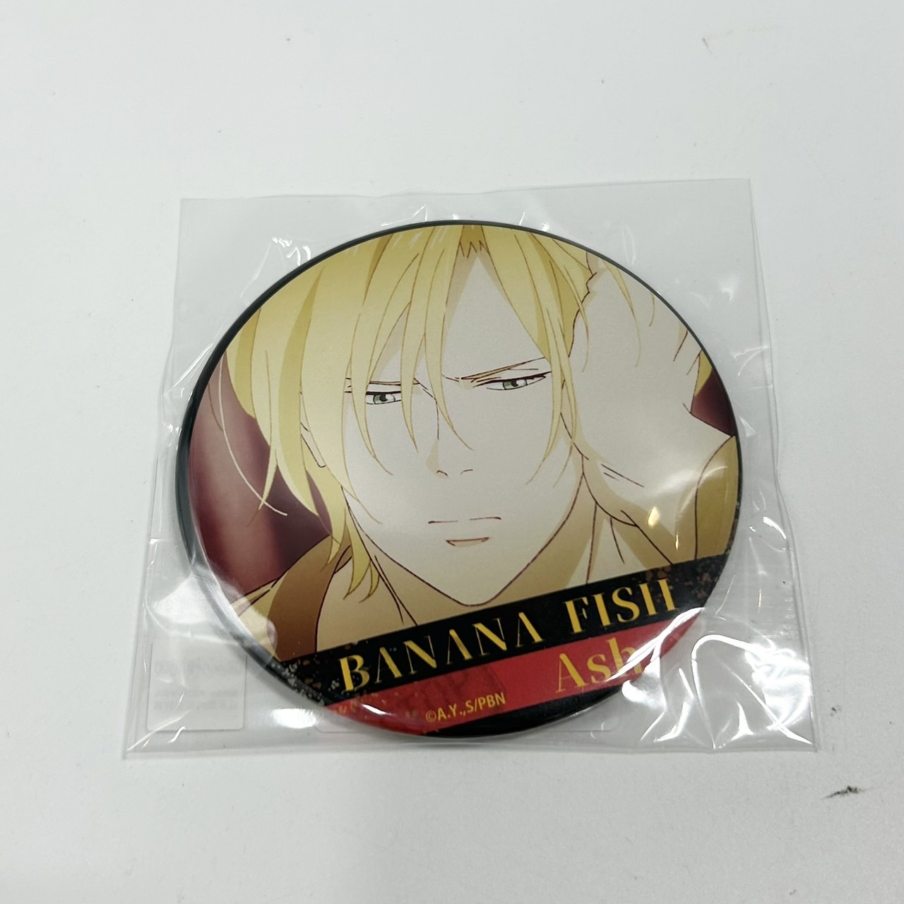 BANANA FISH 缶バッジ デザイン01(アッシュ・リンクス/A)