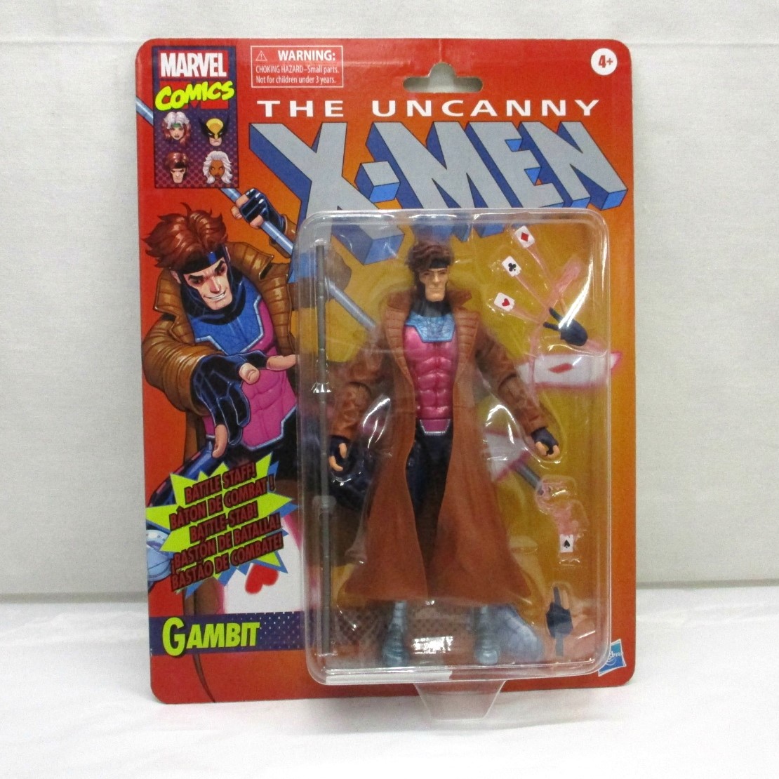 Hasbro Marvel Legends X-MEN:Retro Collection Gambit 6-Inch Action Figure