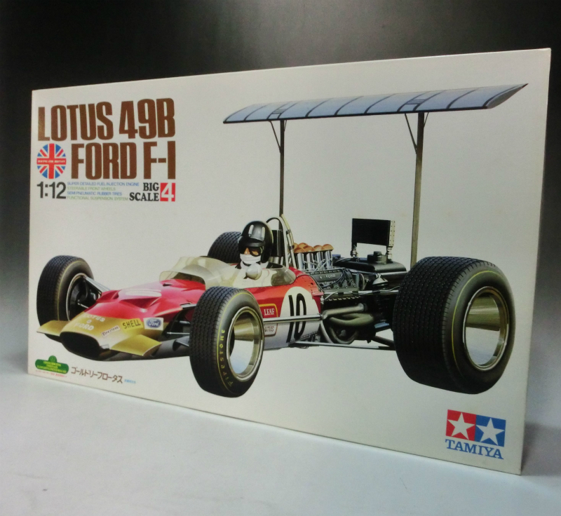タミヤ 1/12 ビッグスケールシリーズ 9 ロータス49B フォード F-1  ゴールドリーフ ロータス ディスプレイキット