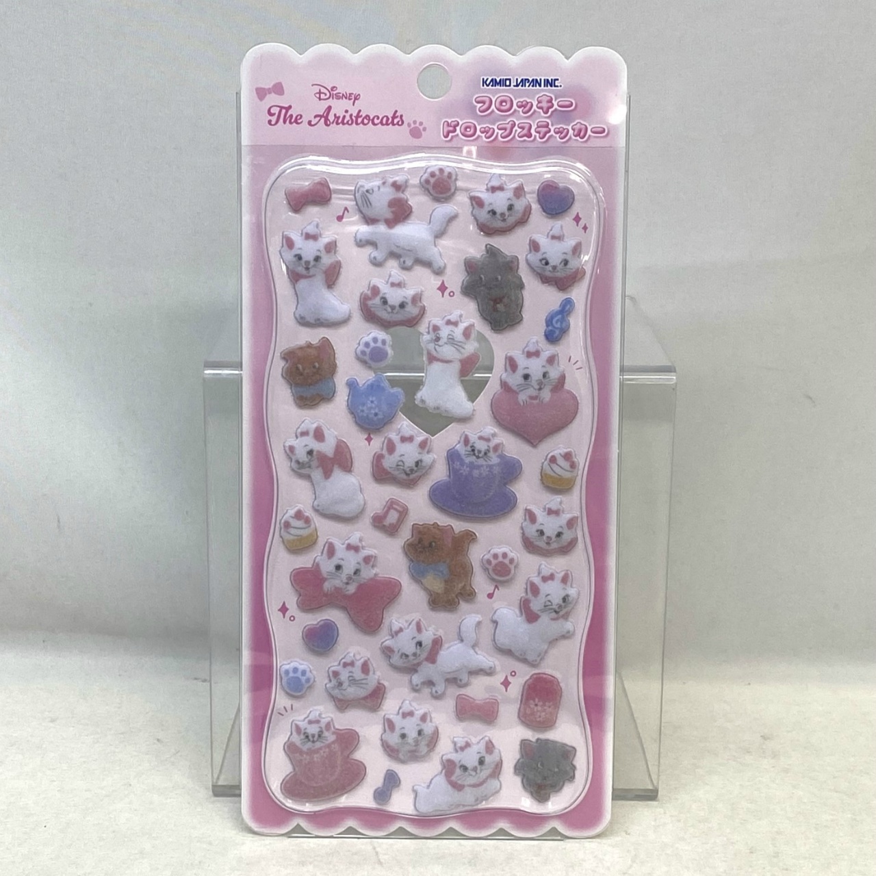 カミオジャパン Disney(ディズニー)フロッキードロップステッカー おしゃれキャット