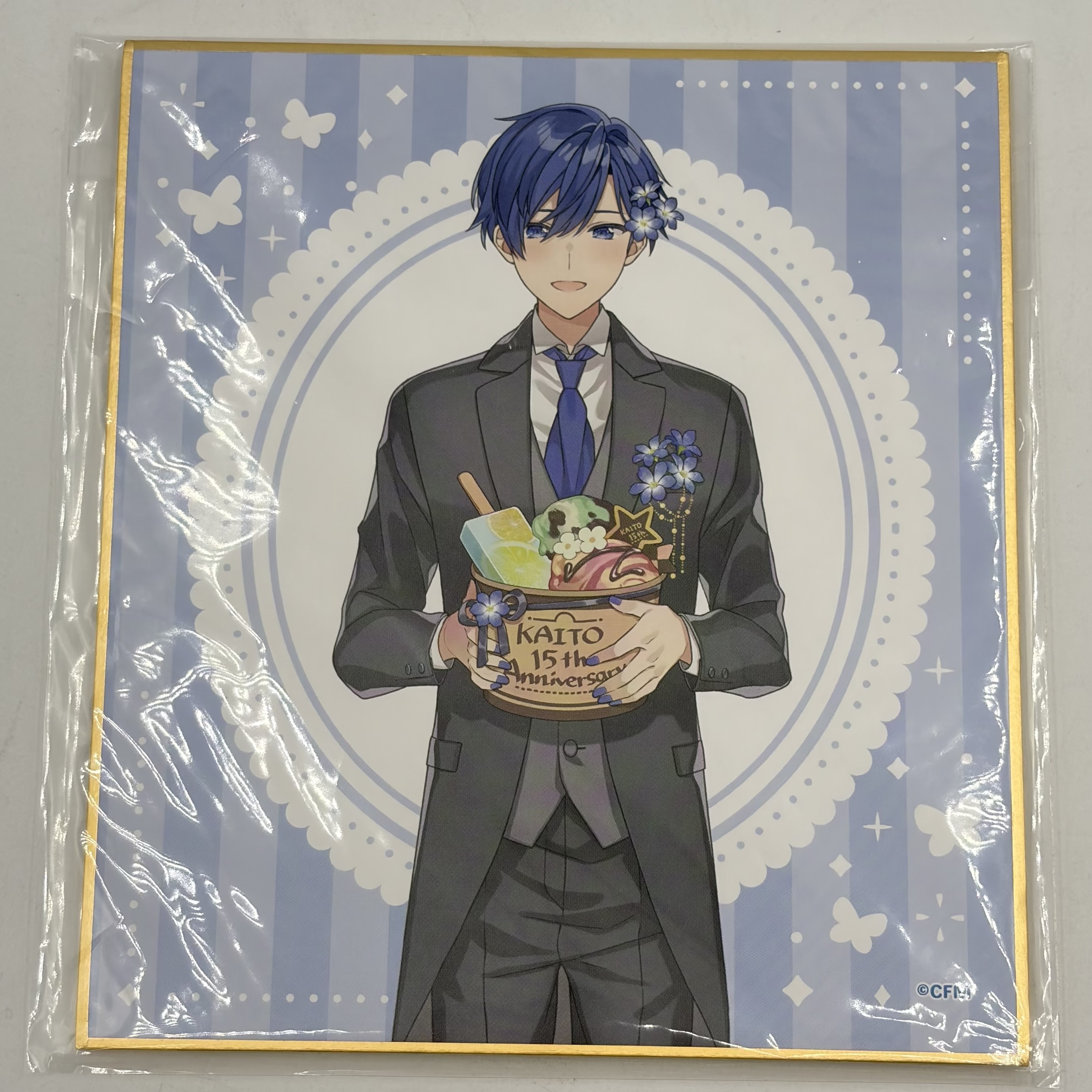 楽天コレクション KAITO 15th Anniversary C賞 ミニ色紙 KAITO