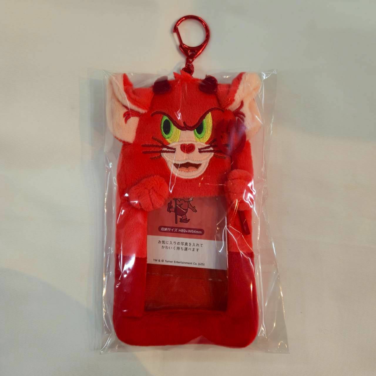 トムとジェリー ぬいぐるみフォトキーホルダー 悪魔トム