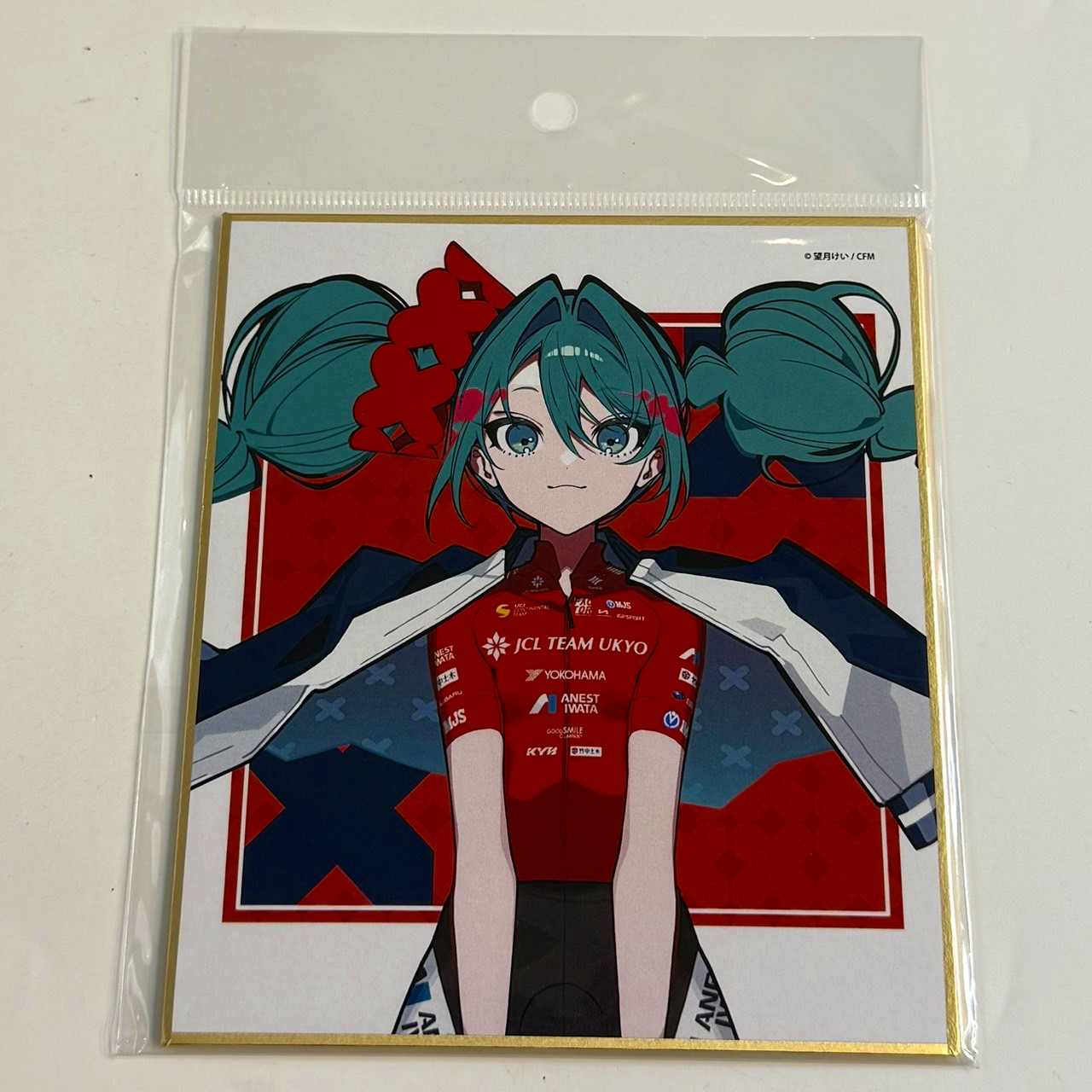 Racing Miku 2025 JCL TEAM UKYO Support Ver. Mini Colored Paper (single item)