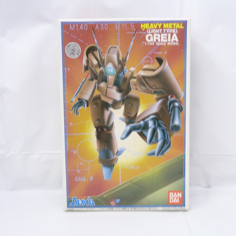 バンダイ 重戦機エルガイム 1/144 3 グライア 再販版