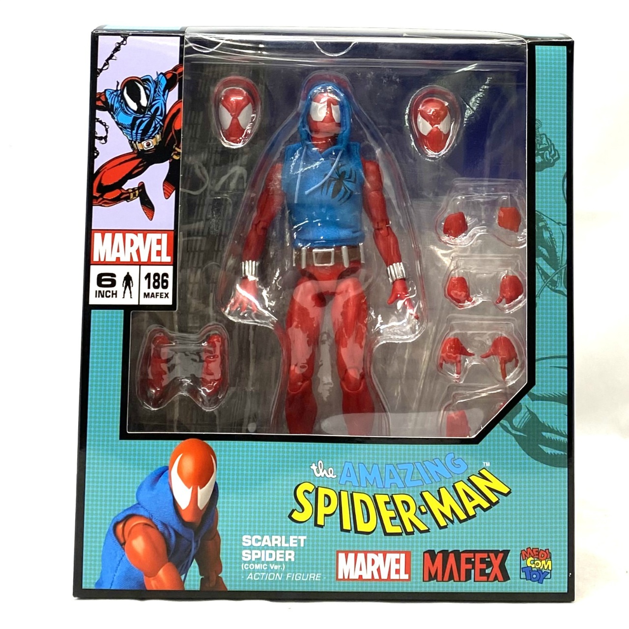MEDICOM TOY MAFEX No.186 Scarlet Spider (Comic ver.)