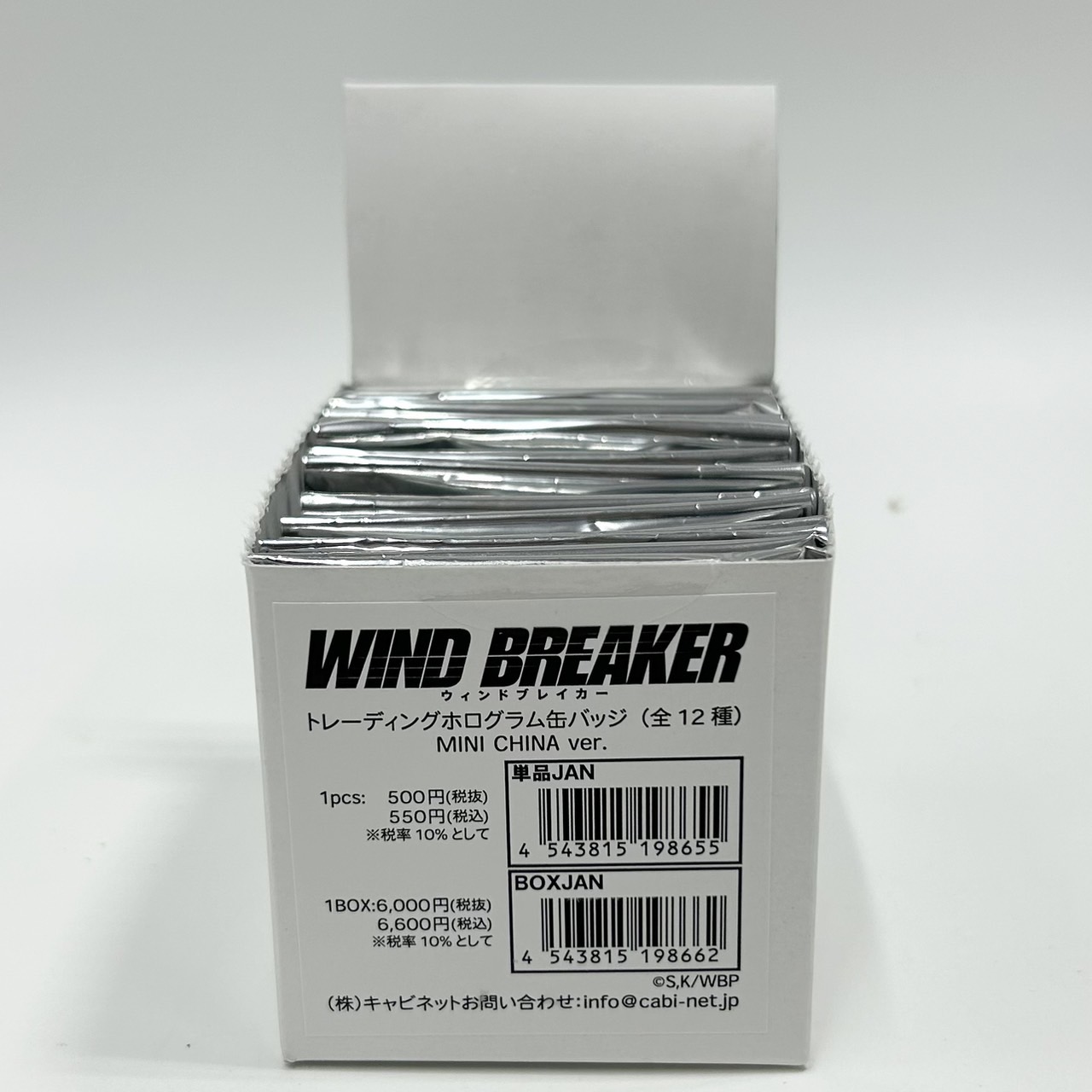 キャビネットWIND BREAKER トレーディングホログラム缶バッジ MINI CHINA ver. 【単品】