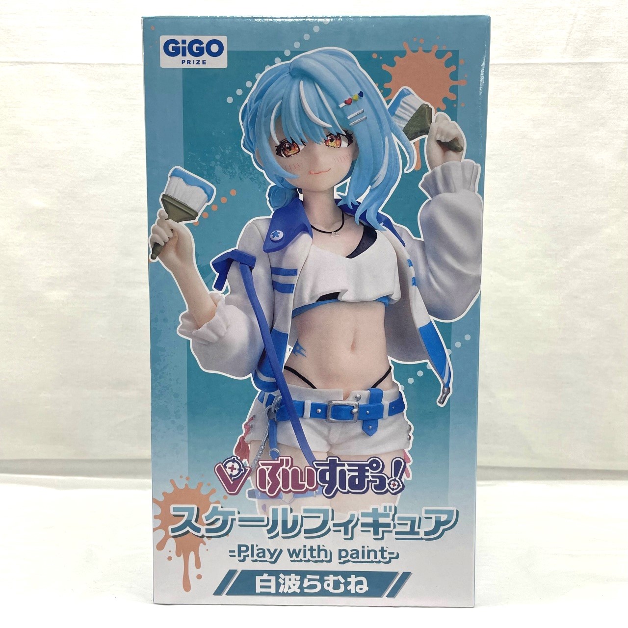 GIGO ぶいすぽっ!スケールフィギュア- Play with paint- 白波らむね