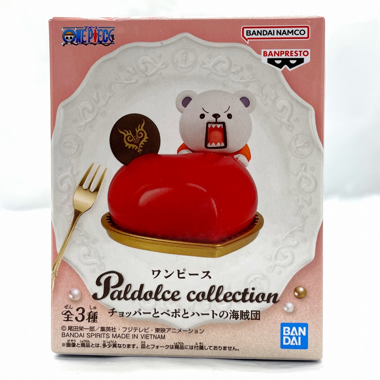 バンダイスピリッツ ワンピース Paldolce collection チョッパーとベポとハートの海賊団 C (ベポとハートのケーキ)