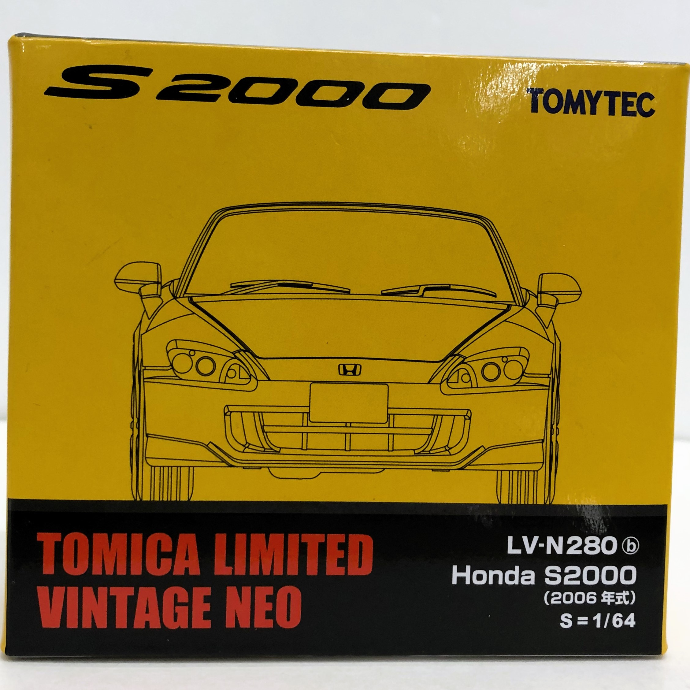 トミーテック トミカリミテッドヴィンテージネオ LV-N280b ホンダS2000 2006年式(黄)