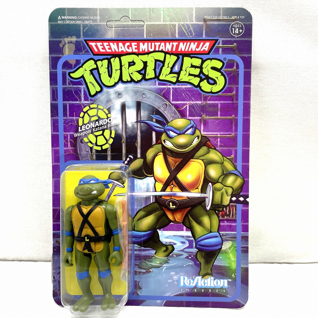 スーパー7 リ・アクション ティーンエイジ・ミュータント・ニンジャ・タートルズ TMNT レオナルド