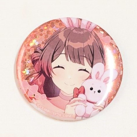 学園アイドルマスター トレーディングハート缶バッジ Lady Rabbit GiGOポップアップストア限定 BOX購入特典 ホログラム缶バッジ 花海佑芽