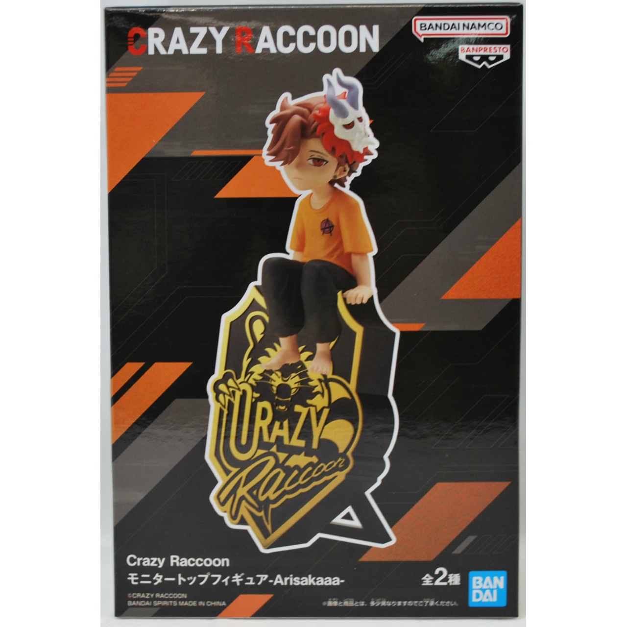 バンダイスピリッツ Crazy Raccoon モニタートップフィギュア-Arisakaaa- A