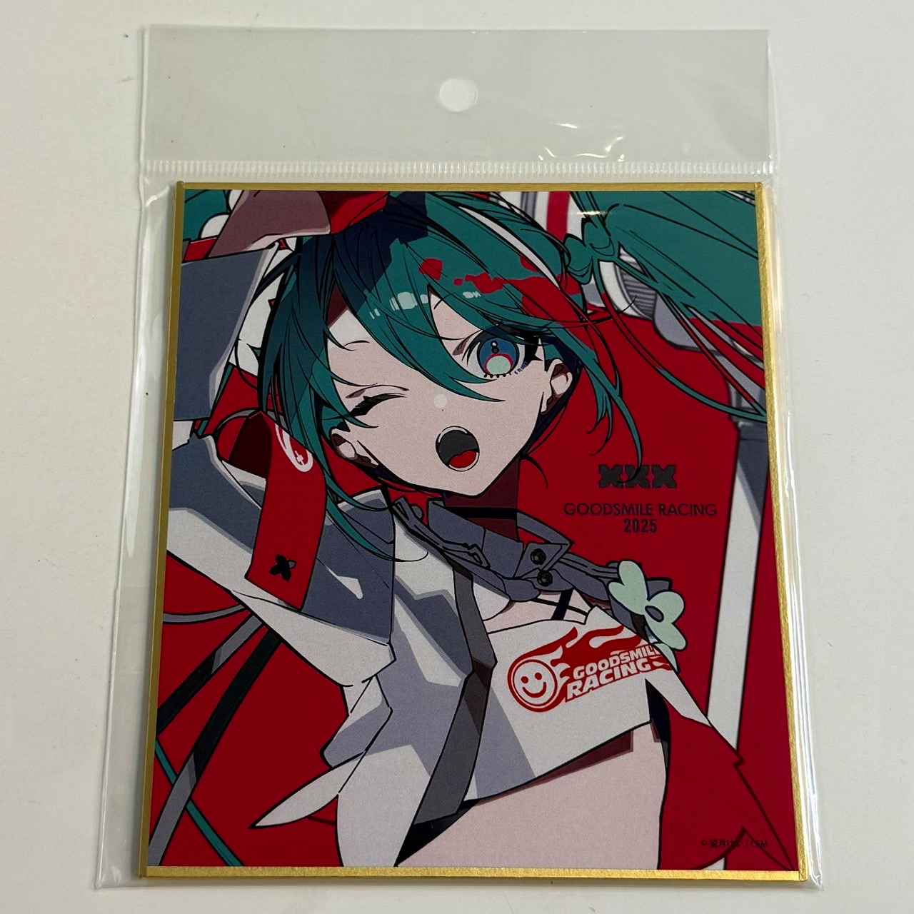Racing Miku 2025 Rd.0 Support Ver. Mini Colored Paper (single item)