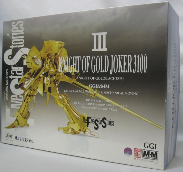 VOLKS Plastic model FSS GGI and MM 1/100 No.3 Knight of Gold Joker 3100 Reissue