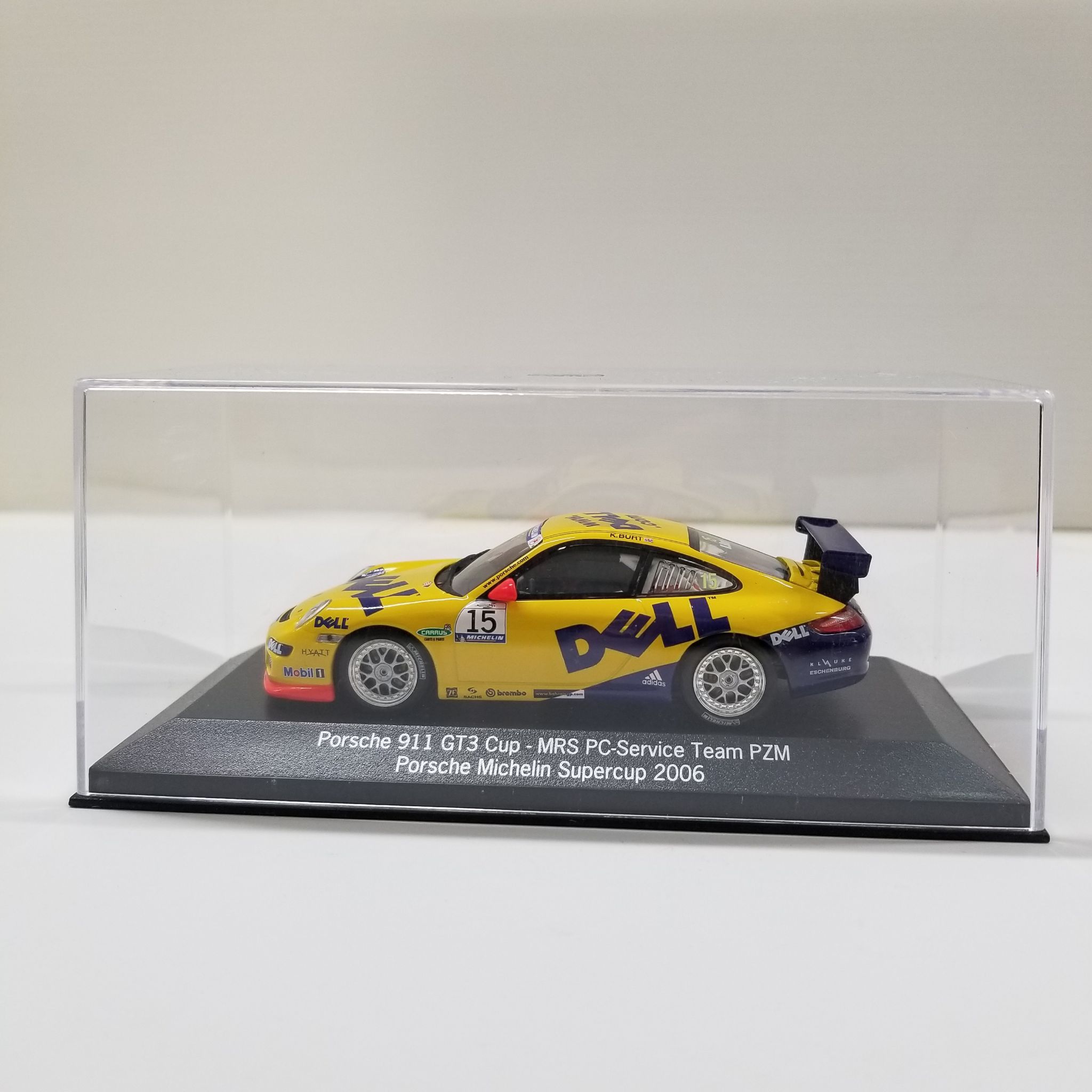 ミニチャンプス 1/43 ポルシェ 911 GT3 Cup チームPZM #15 2006